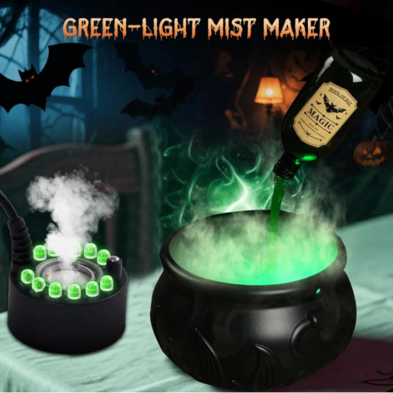 Enchanting Black Wizard Bowl with Magic Float Bottle & Diffuser – Perfect for Halloween Parties and Spooky Home Decor!