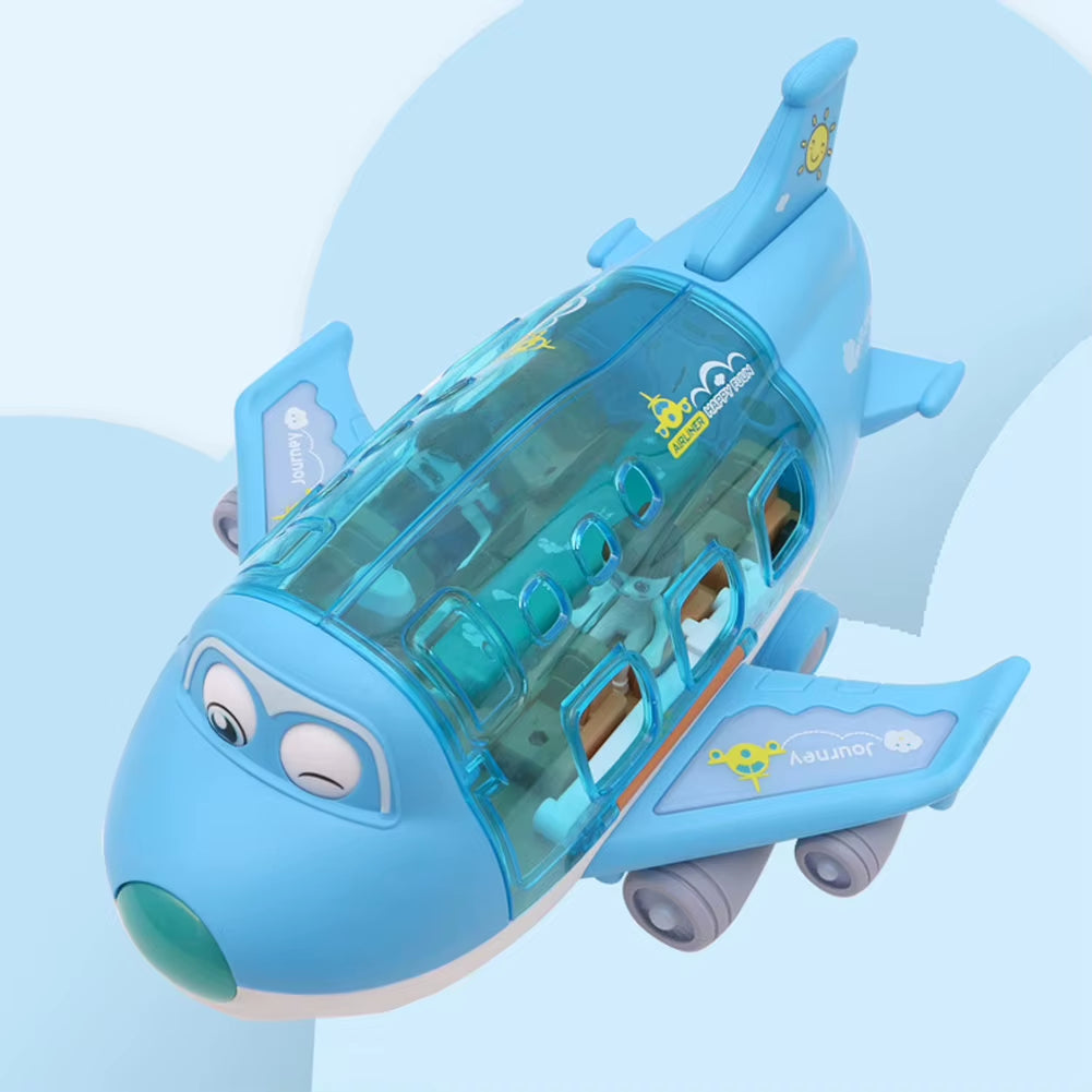 Stunt Electric Airplane Toy with Light Effects - 360° Rotating Model for Kids - Perfect Birthday & Christmas Gift!
