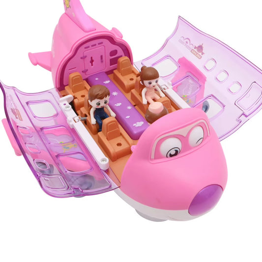 Stunt Electric Airplane Toy with Light Effects - 360° Rotating Model for Kids - Perfect Birthday & Christmas Gift!