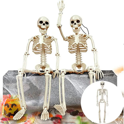 Posable Halloween Skeleton 40cm - Perfect for Haunted House Decor and Spooky Parties!