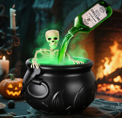 Enchanting Black Wizard Bowl with Magic Float Bottle & Diffuser – Perfect for Halloween Parties and Spooky Home Decor!