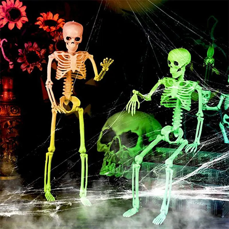 Posable Halloween Skeleton 40cm - Perfect for Haunted House Decor and Spooky Parties!