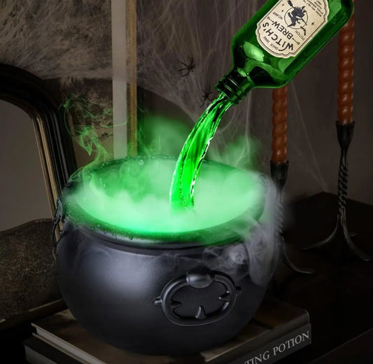 Enchanting Black Wizard Bowl with Magic Float Bottle & Diffuser – Perfect for Halloween Parties and Spooky Home Decor!