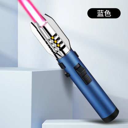 High-Performance 1800° Butane Torch Lighter - Windproof Metal Spray Gun for Outdoor Welding and Cooking