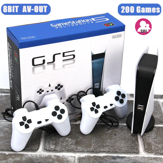Game Station 5 8 Bit TV Video Game Console with 200 Classic Games
