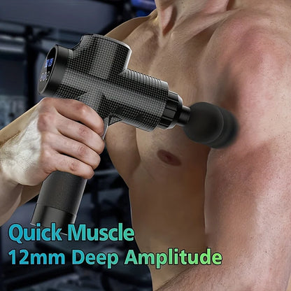 30 Levels Deep Tissue Massage Gun – Quiet & Powerful Muscle Relaxation