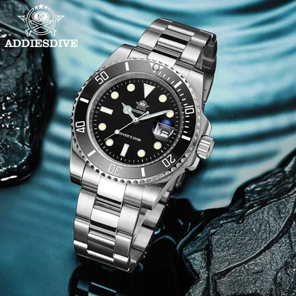 Addiesdive Stainless Steel Diving Watch 200M