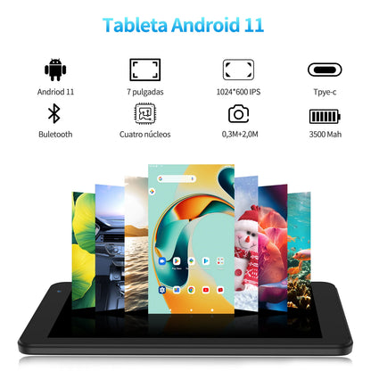 Pritom P7 Plus – 7 Inch Tablet PC - 32GB, Quad Core, HD IPS Display, Dual Camera & Protective Case Included!