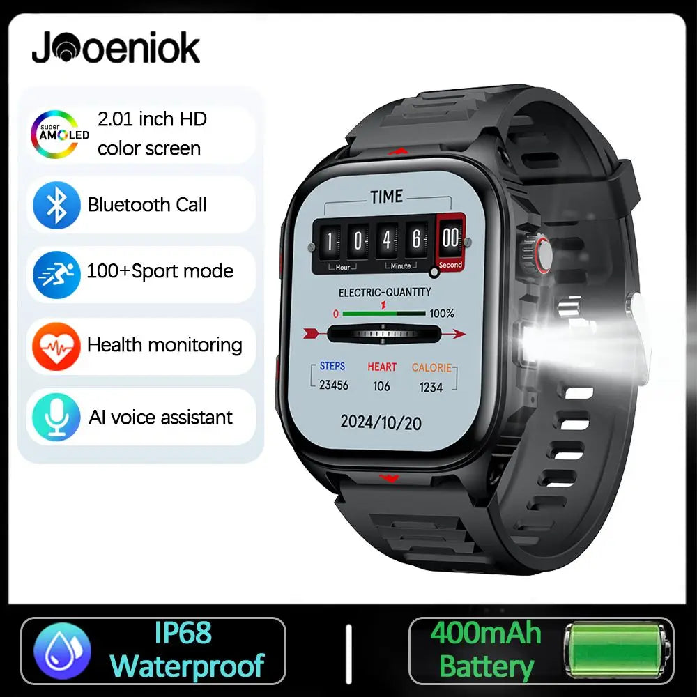 Outdoor Sport Smartwatch Men 2.0" Screen 