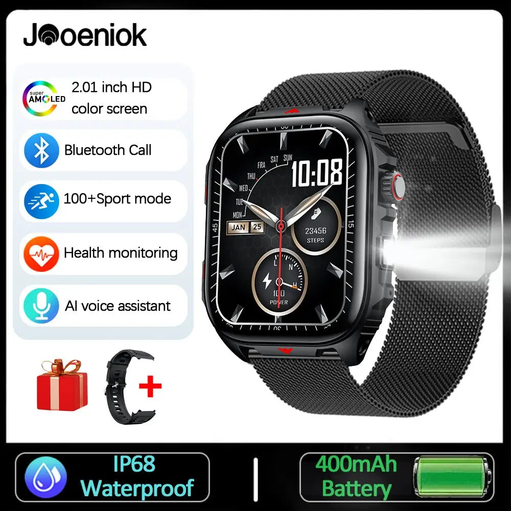 Outdoor Sport Smartwatch Men 2.0" Screen 