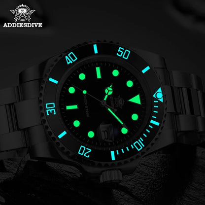 Addiesdive Stainless Steel Diving Watch 200M