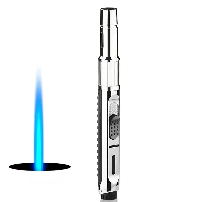 High-Performance 1800° Butane Torch Lighter - Windproof Metal Spray Gun for Outdoor Welding and Cooking