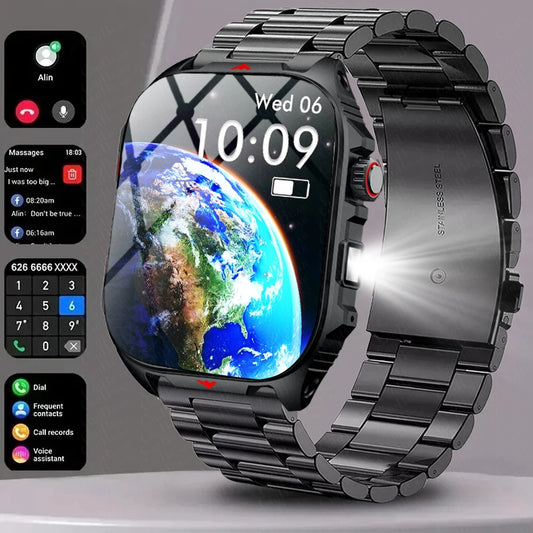 Outdoor Sport Smartwatch Men 2.0" Screen 