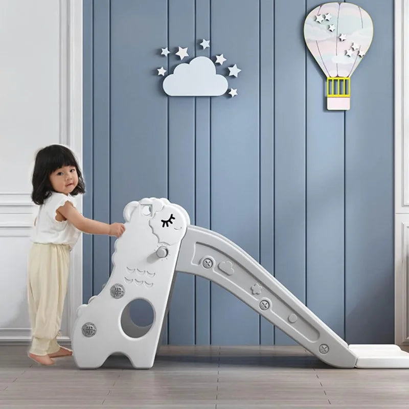 Ultimate Kids Folding Sheep Slide - Super Strong 2-Stairs Climber for Indoor/Outdoor Fun (6 Months - 2 Years)