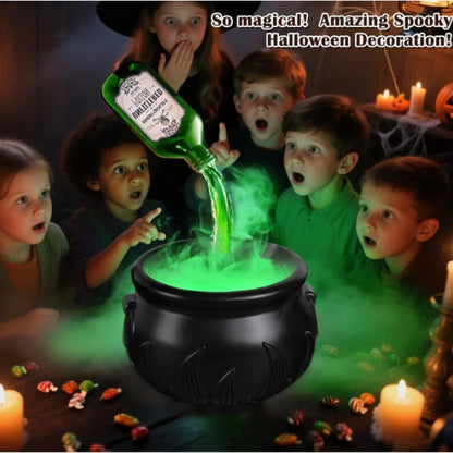 Enchanting Black Wizard Bowl with Magic Float Bottle & Diffuser – Perfect for Halloween Parties and Spooky Home Decor!