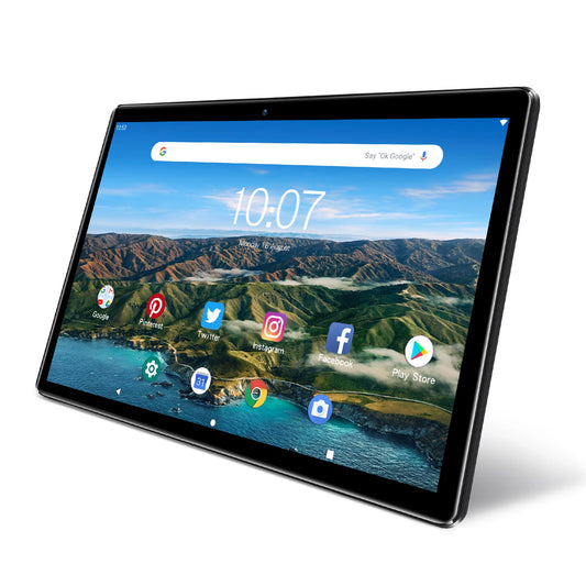 Pritom 10-Inch Android 13 Tablet – 64GB Storage, Quad-Core, Dual SIM, WiFi, GPS