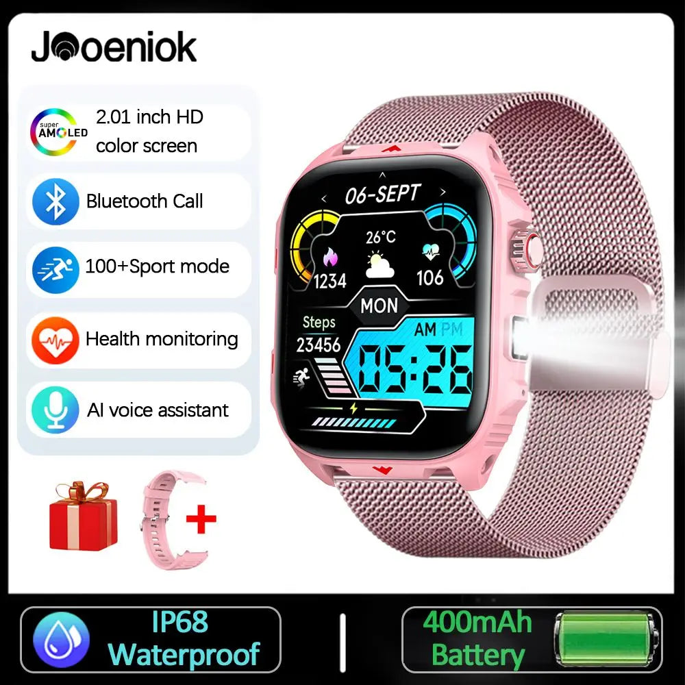 Outdoor Sport Smartwatch Men 2.0" Screen 