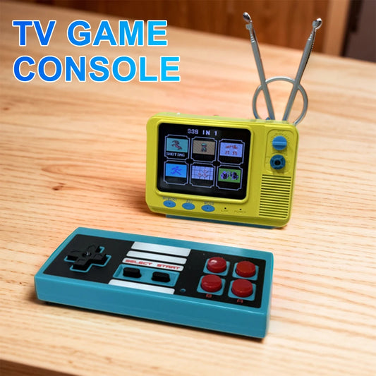 Experience Nostalgia with the Handheld Game Console: Mini TV Style 3.0-Inch Large Screen Featuring 339 Built-In Classic Games - Ideal Gift for Kids & Adults!