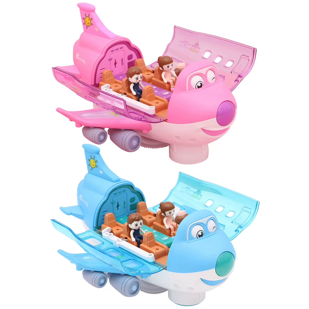 Stunt Electric Airplane Toy with Light Effects - 360° Rotating Model for Kids - Perfect Birthday & Christmas Gift!