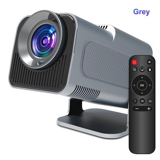 HY320 Android 11 4K HD Projector - Portable Outdoor Projections with Wifi 6, 390 ANSI, and Bluetooth 5.0 - 1920x1080p